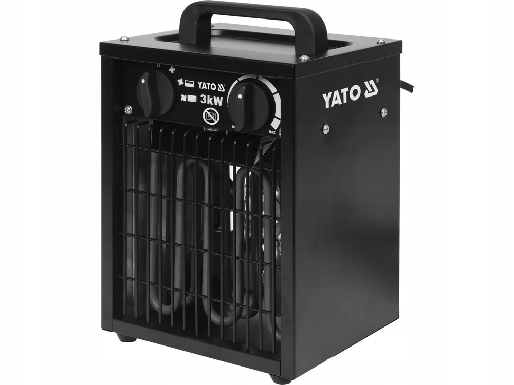 PRENOSNÝ ELEKTRICKÝ OHRIEVAČ 3KW FARELKA OHRIEVAČ YATO TERMOSTAT
